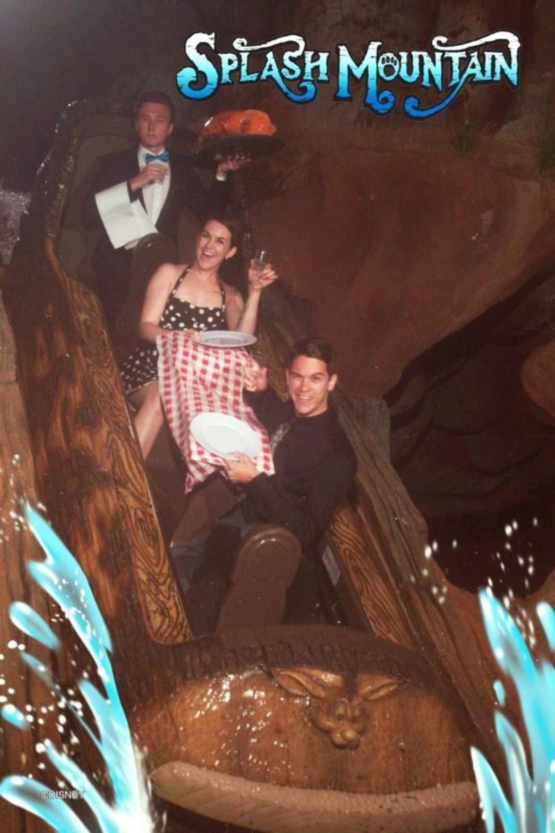 funny roller coaster photos night out