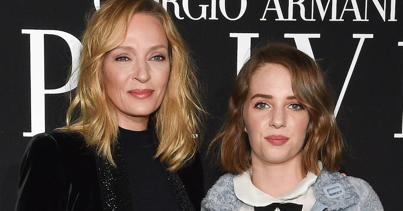 Resultado de imagen de uma thurman and daughter