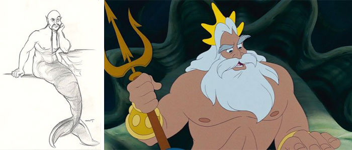 King Triton In The Little Mermaid (1989)