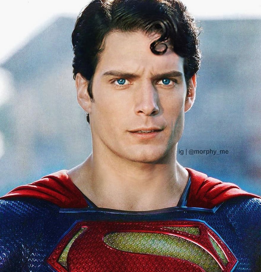Henry Cavill & Christopher Reeve Henry Cavill & Christopher Reeve