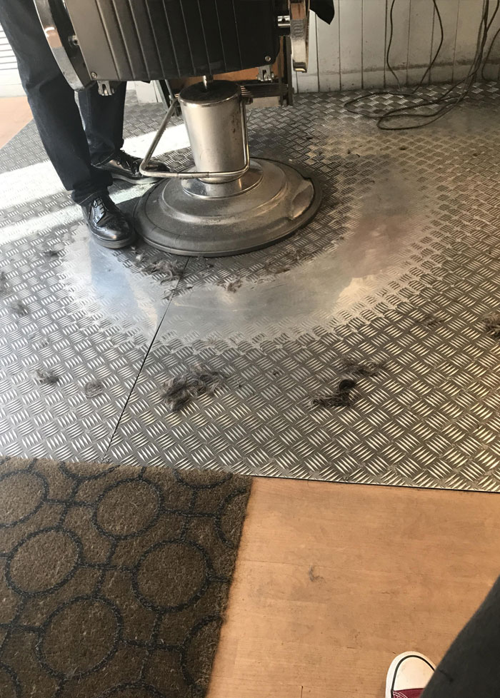 Our Local Barber Has Been In Business For As Long As I Can Remember. The Metal Floor Is Worn Down Where He Walks Round The Only Chair Each Day Our Local Barber Has Been In Business For As Long As I Can Remember. The Metal Floor Is Worn Down Where He Walks Round The Only Chair Each Day