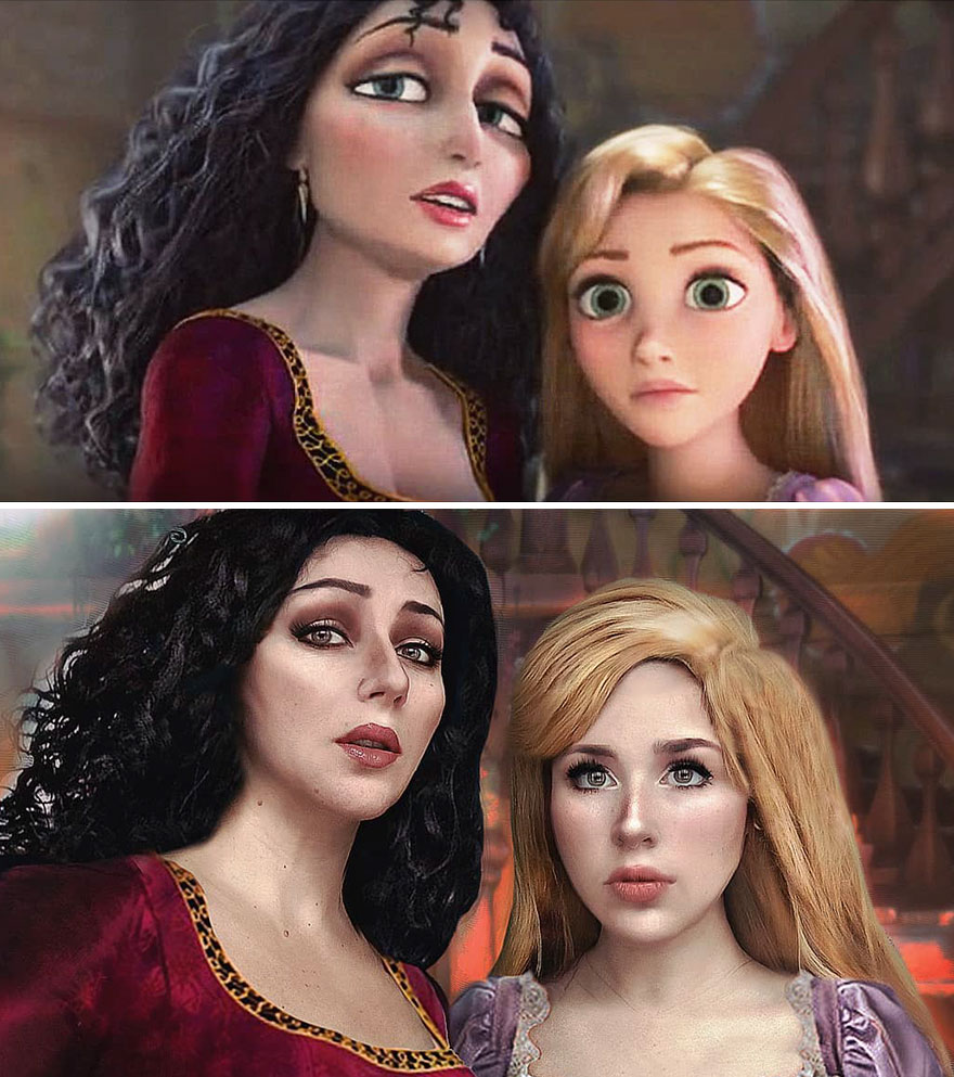 Rapunzel And Mother Gothel Rapunzel And Mother Gothel