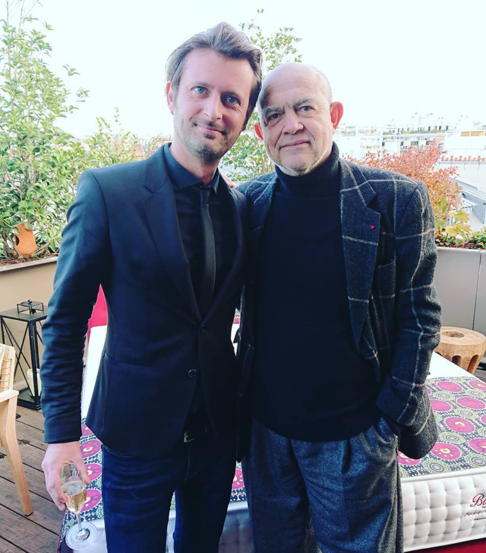 Christian Lacroix (right)