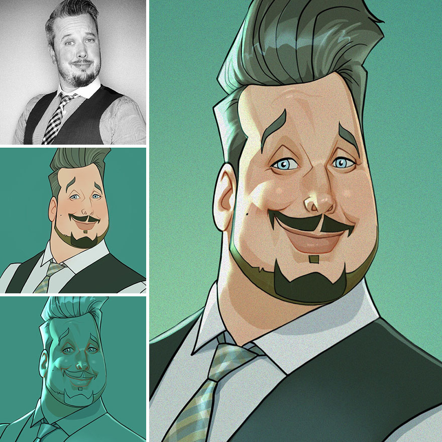 This Artist Continues To Transform Anyone Into Very Cute Cartoons