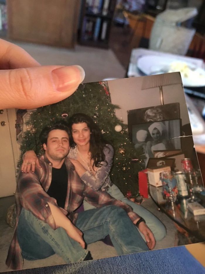 So My Mom Dated Matt Le Blanc And She Finally Found A Picture Of Them