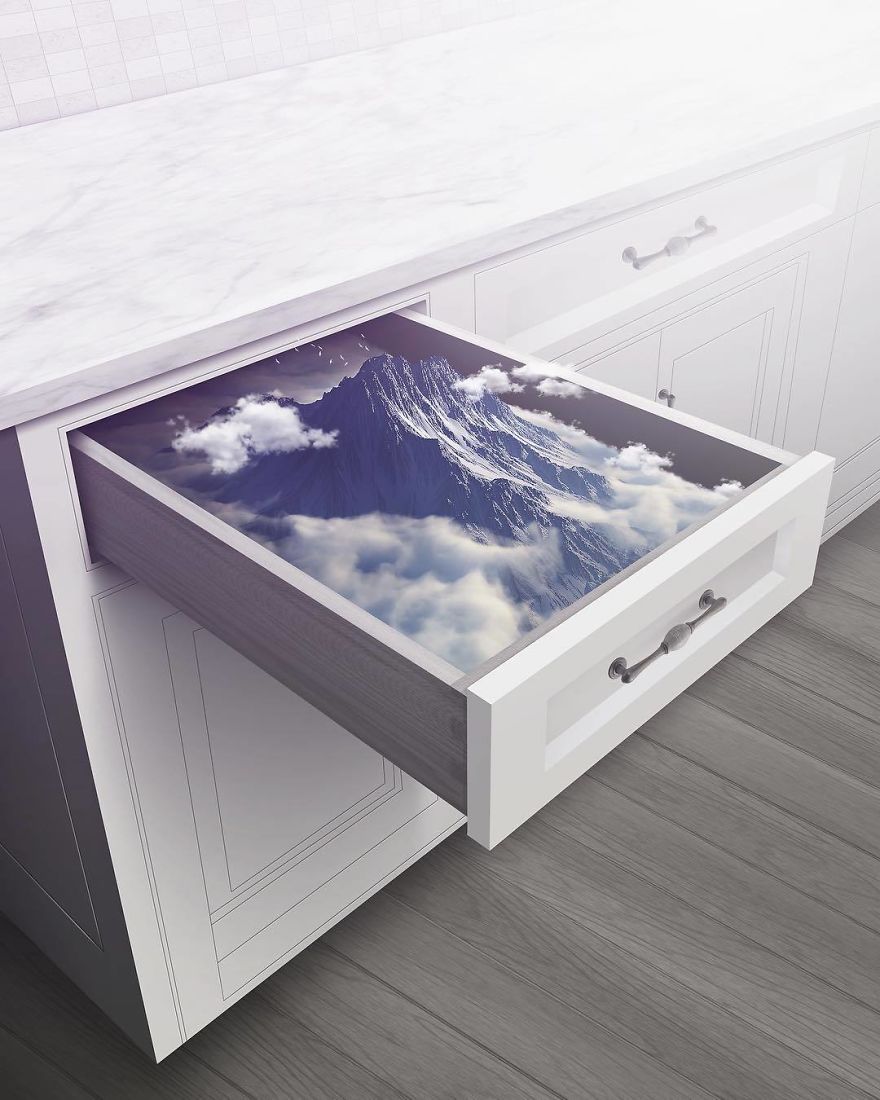 Artist Challenges Logic And Stimulates Creativity With Its Incredible Digital Manipulations Artist Challenges Logic And Stimulates Creativity With Its Incredible Digital Manipulations