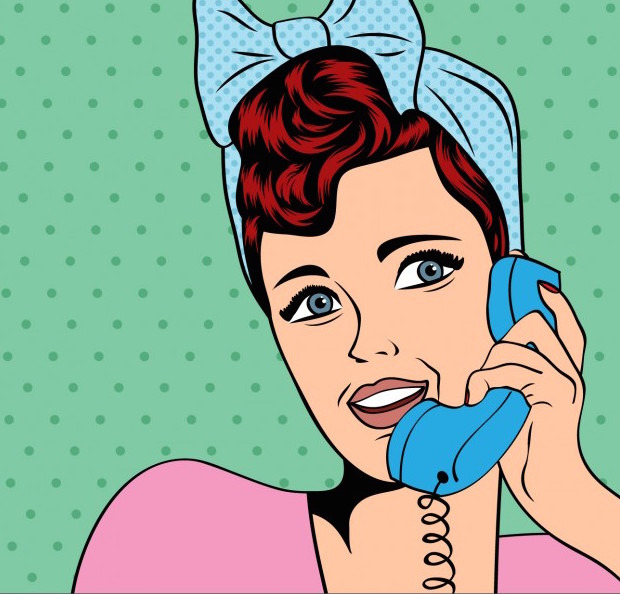 Resultado de imagen de contestar telefono