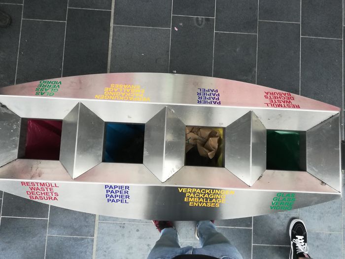 This Trashcan At Frankfurt Main Station This Trashcan At Frankfurt Main Station