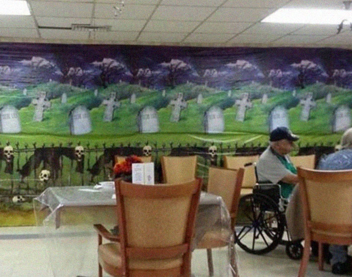 This Halloween Decoration At The Old Folks Home This Halloween Decoration At The Old Folks Home