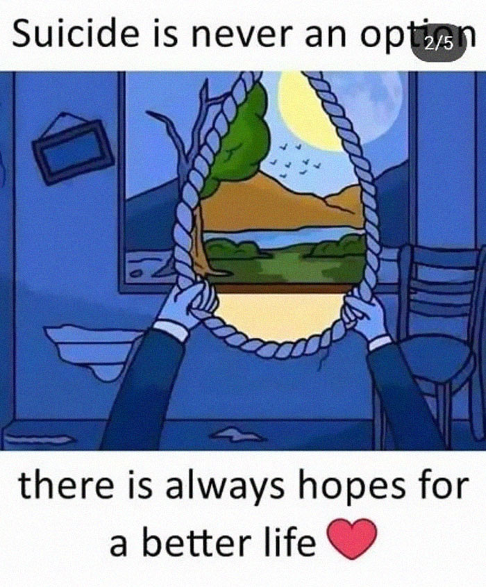 Notice How Life Looks Better Inside The Noose Notice How Life Looks Better Inside The Noose