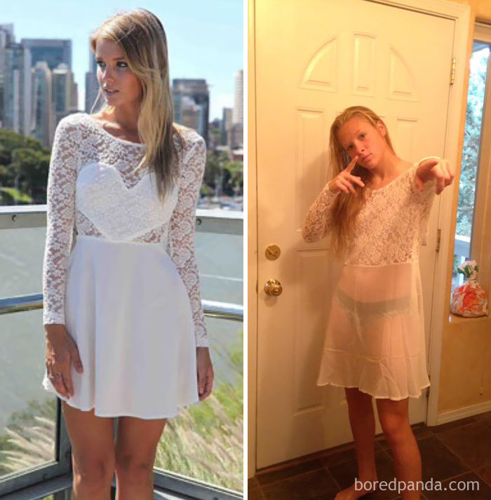 When Your Dress You Ordered Looks Exactly Like The Pic Online