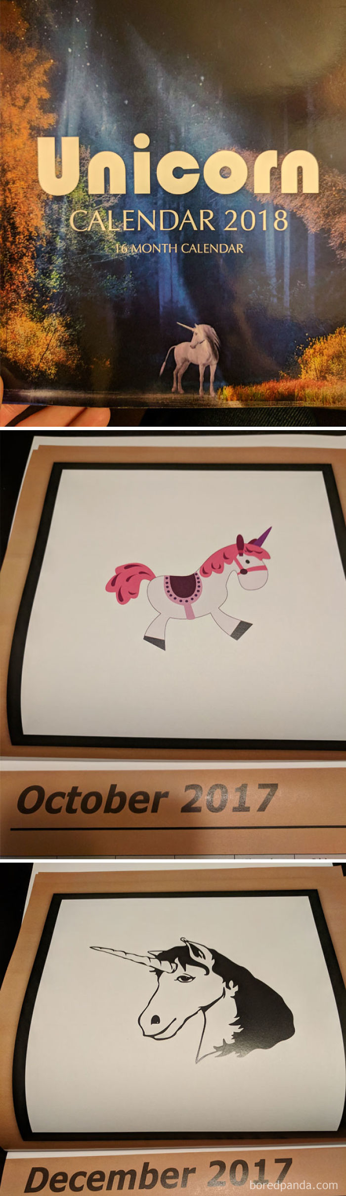 Incredible Unicorn Calendar From Amazon