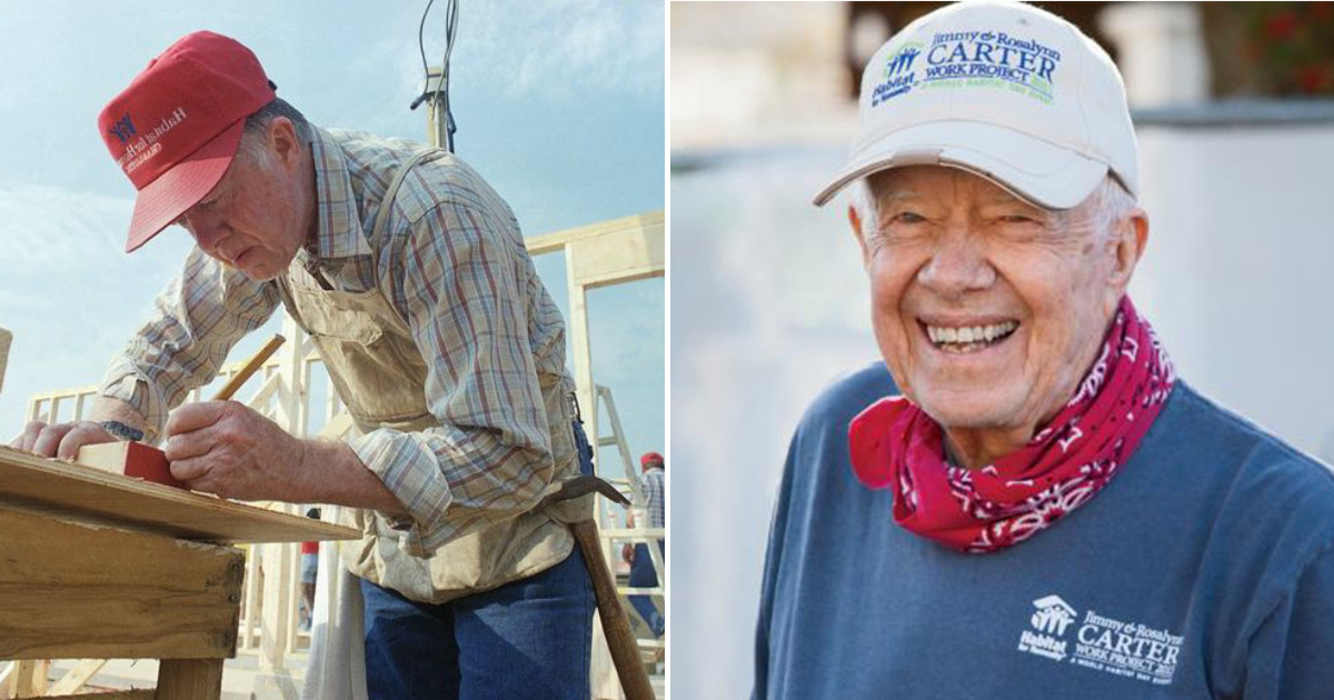 Jimmy Carter, 94 Is Back To Building Houses For The Homeless Only ...