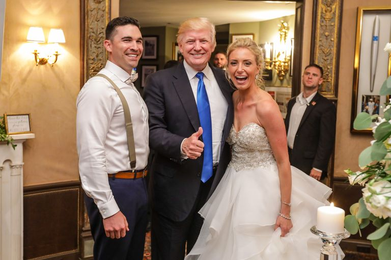 President Trump Surprised A Couple By Showing Up To Their Wedding ...