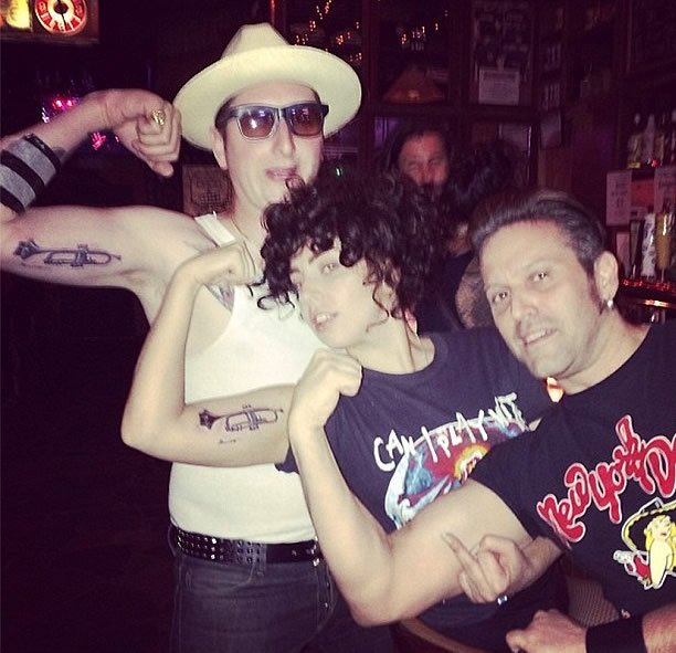 Tatuajes de Lady Gaga y Brian Newman 