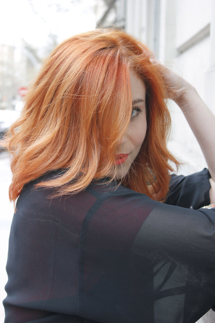 Resultado de imagen de color de cabello albaricoque