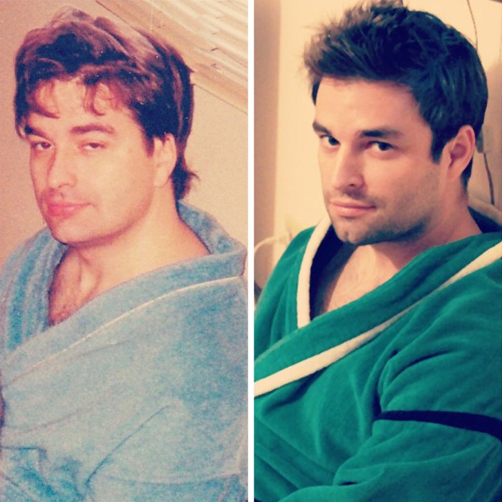 20 Fotos em família que mostram que a natureza é uma verdadeira fotocopiadora