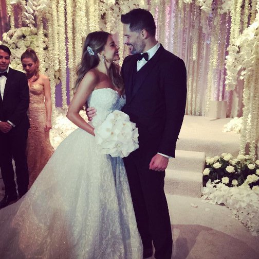 Sofia vergara el día de su boda