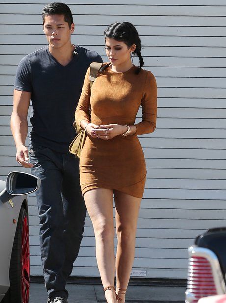 kylie jenner junto a su guardaespaldas