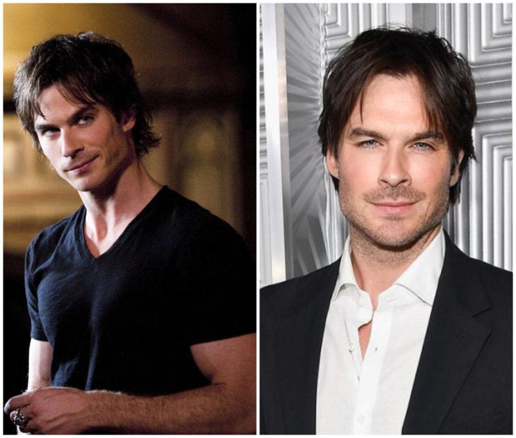 Ian Somerhalder como Damon en The Vampire Diaries