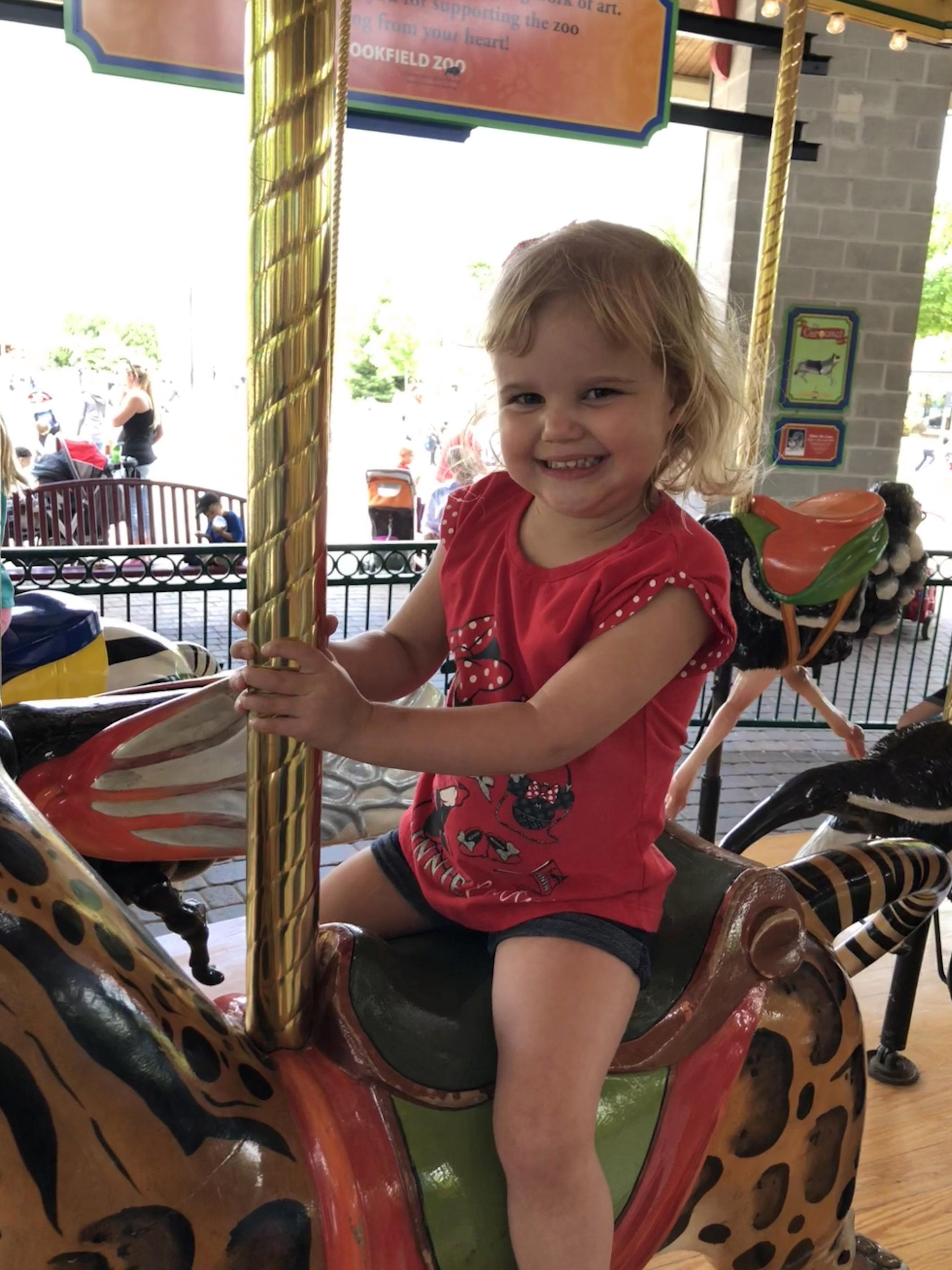 After treatment Grace began to improve but needed chemo to prevent a relapse