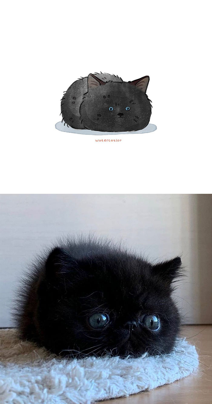 Digital-Watercolor-Cat-Paintings-Watercatlor Digital-Watercolor-Cat-Paintings-Watercatlor