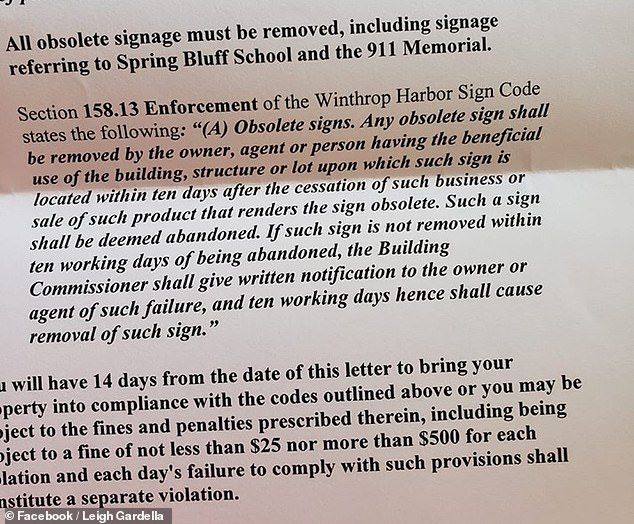 A Woman Ordered By Town To Remove 'Obsolete' 9/11 Memorial From Her ...