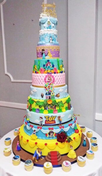 gâteau à thème disney
