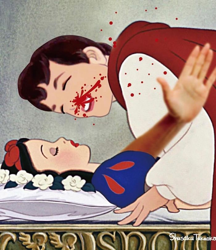 Artist Makes Politically Incorrect Collages Of Disney Characters And This Will Affect His Childhood Artist Makes Politically Incorrect Collages Of Disney Characters And This Will Affect His Childhood