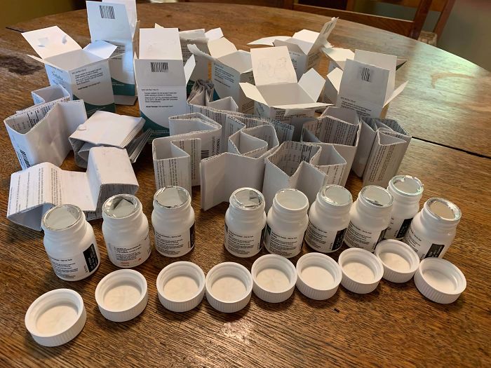 My New Insurance Refuses To Pay For Meds I’ve Been On For Years. My Doc Gets Free Samples And Gives Them To Me. This Is The Packaging For 15 Days Of Pills My New Insurance Refuses To Pay For Meds I’ve Been On For Years. My Doc Gets Free Samples And Gives Them To Me. This Is The Packaging For 15 Days Of Pills