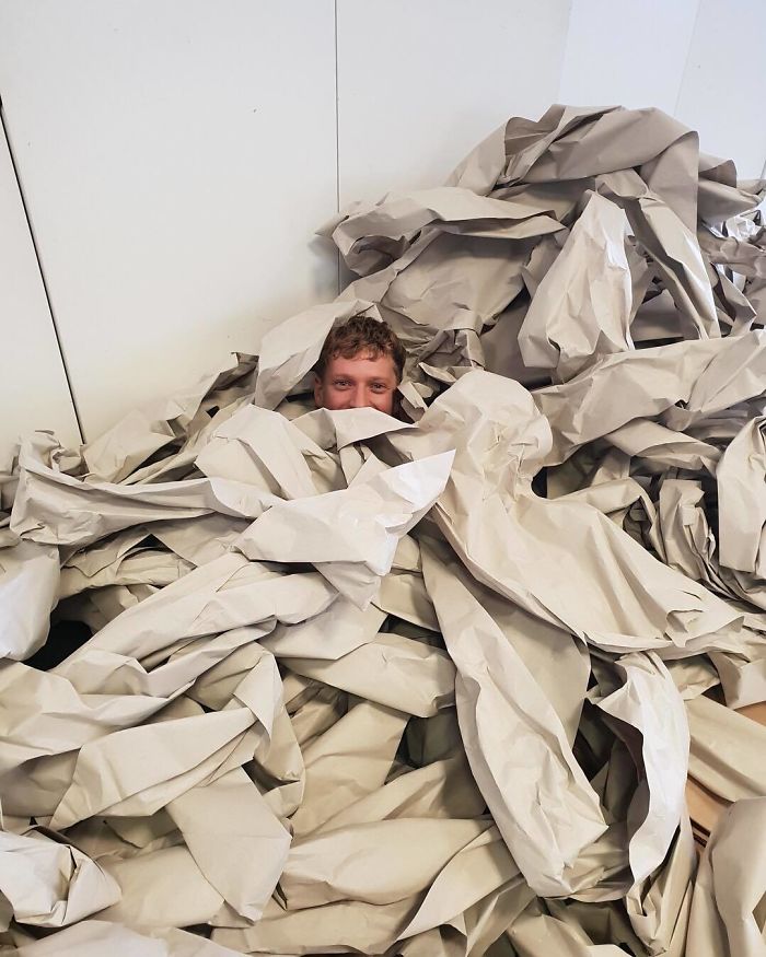 It May Look Like Our Designer Roo Is Hibernating, But This Is Just The Packaging Used To Protect The Eco-Friendly Light Bulbs It May Look Like Our Designer Roo Is Hibernating, But This Is Just The Packaging Used To Protect The Eco-Friendly Light Bulbs