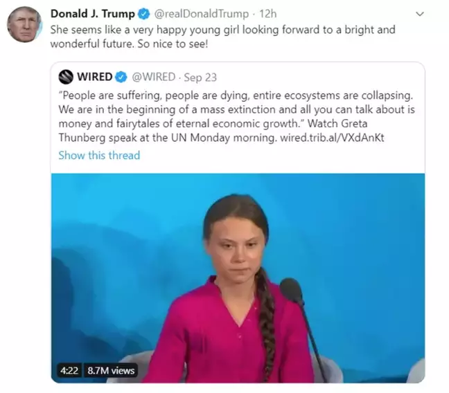 Greta Thunberg Hits Back At Russia's President After He Called Her A ...