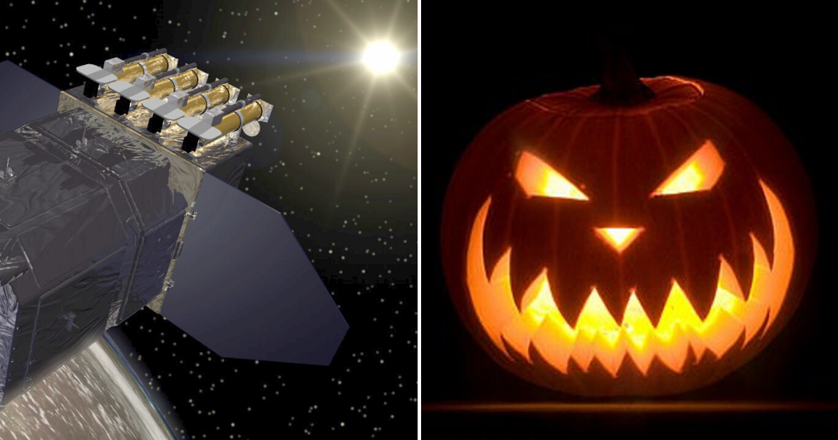 NASA Released A Creepy Photo Of The Sun Looking Like A Jack O’ Lantern