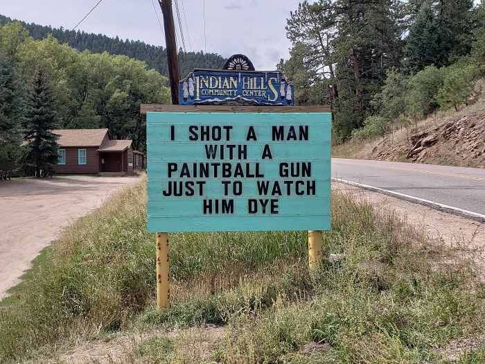 Indian Hills Community Sign