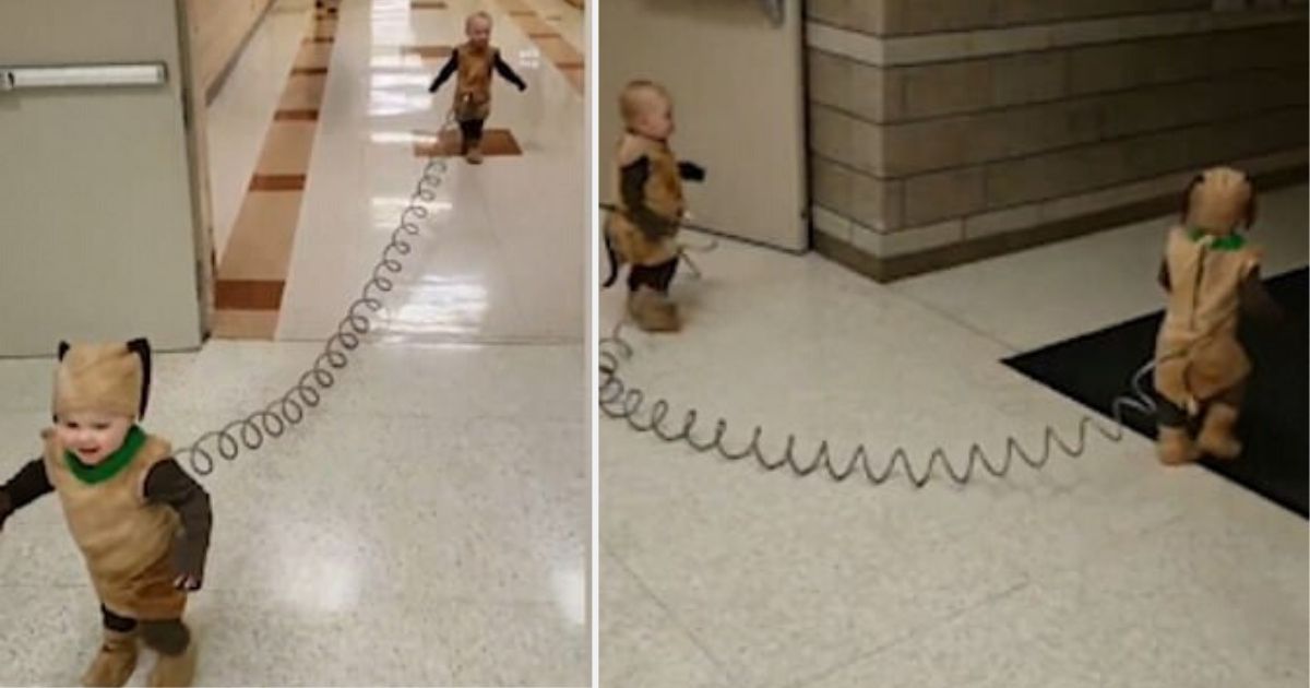 Cute Tiny Tots Dressed as Slinky Dogs A Perfect goasyoulike Costume