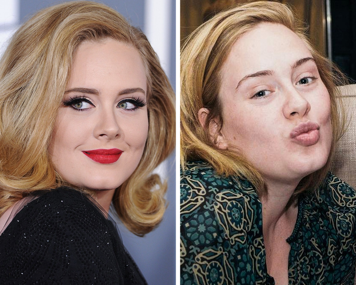 These Celebrities Posted Makeup Free Pictures And And People Say That ...