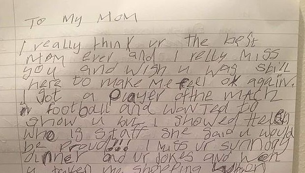 8-Year-Old Boy Wrote A Heartbreaking Christmas Letter To His Mum After ...