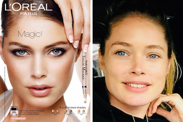 We’ve Found Women From Beauty Ads to See What They Look Like Without Makeup