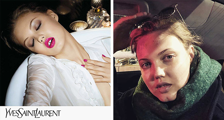We’ve Found Women From Beauty Ads to See What They Look Like Without Makeup