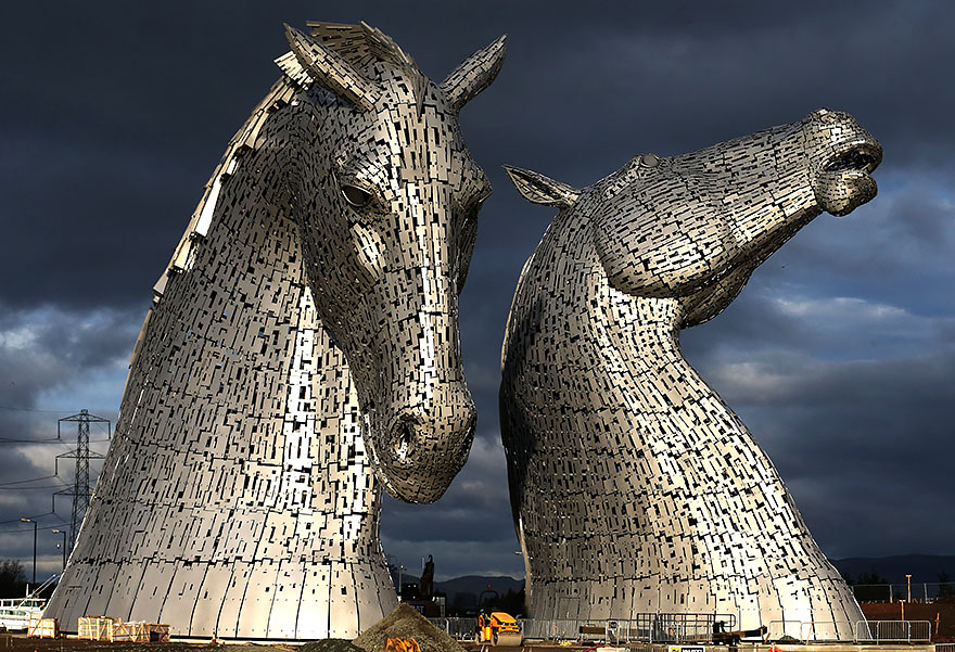 Kelpies, Grangemouth, Uk