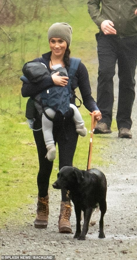 She and Harry took a hike there on New Year