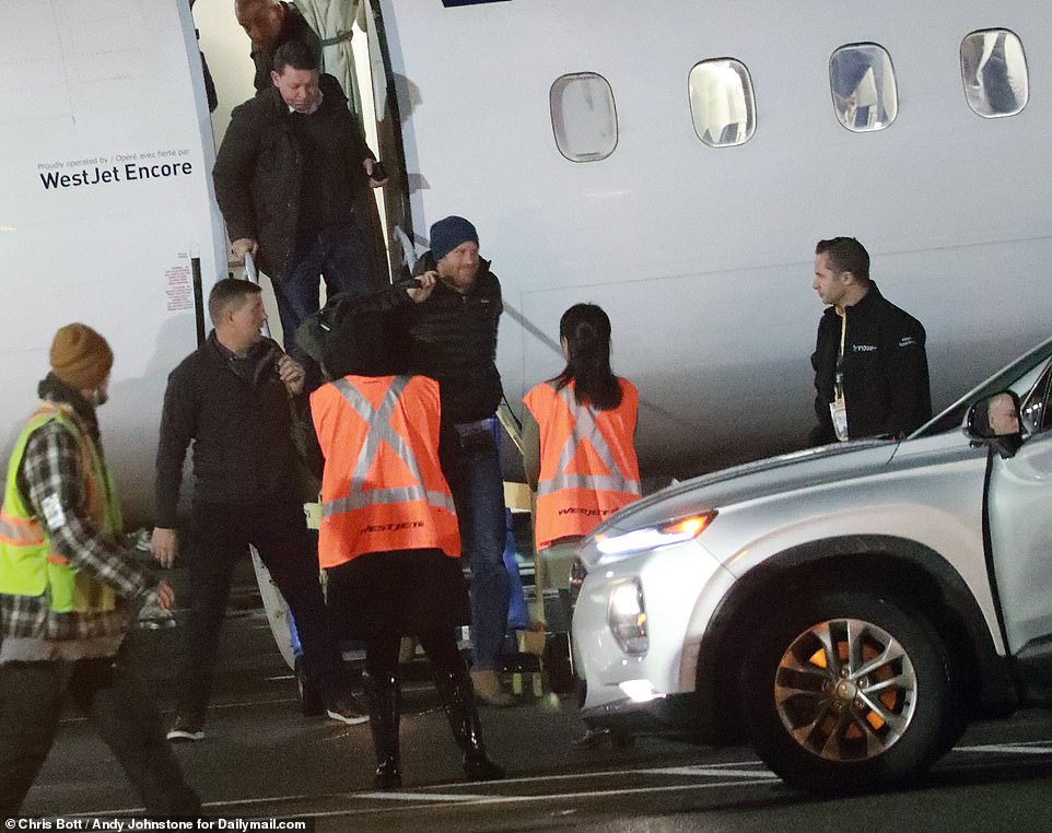 The duke was then driven the last couple of miles in a Silver SUV to million oceanfront mansion Mille Fleurs