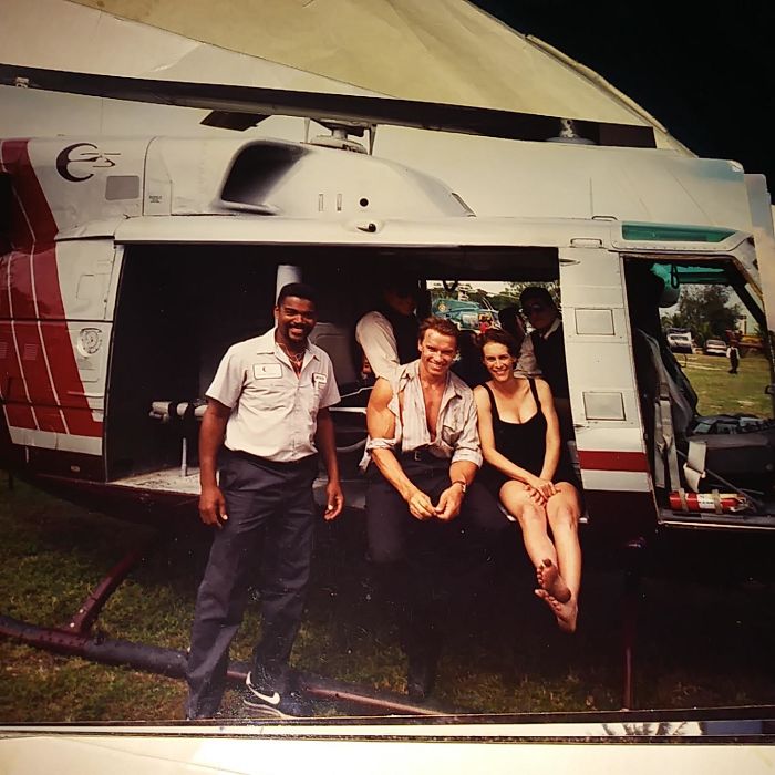 My Stepdad Did The All The Flight Rigging For Jamie Lee Curtis In True Lies. He