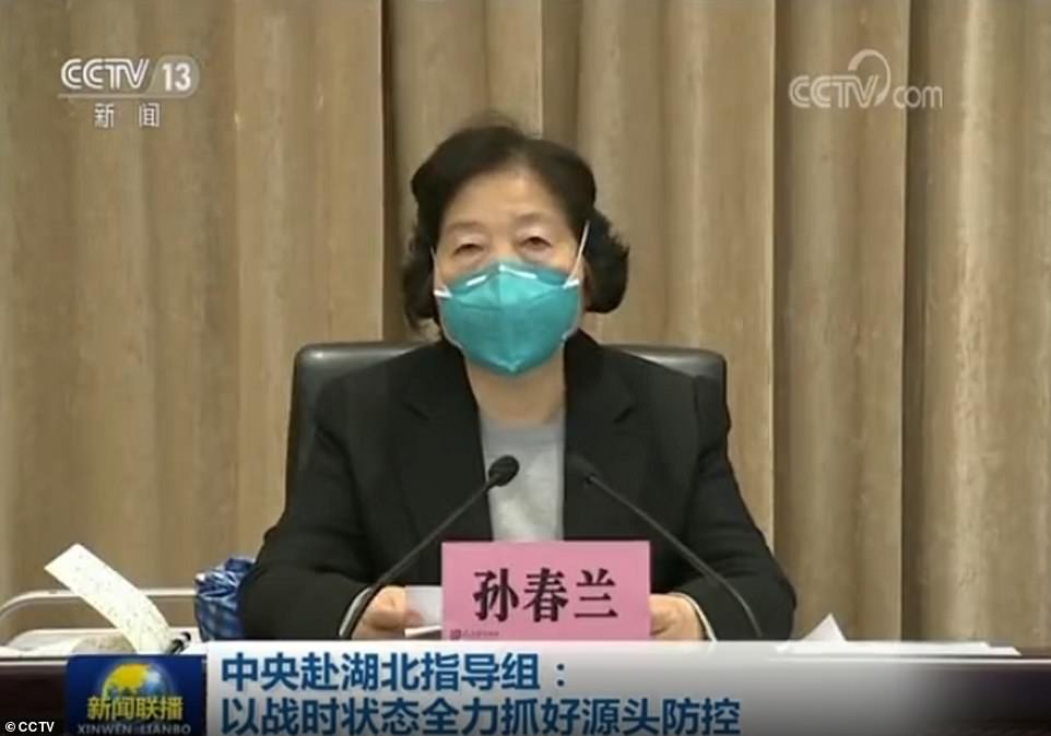 A screen grab from a CCTV news programme shows China