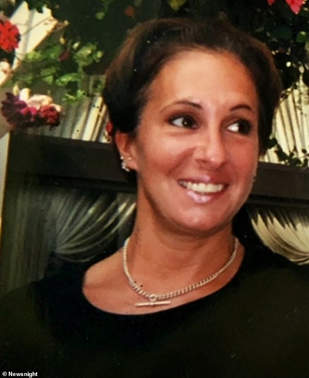 Debbie as she looked before making the decision to live as a man; she says watching an episode of 90s television show Kilroy, in which the host Robert Kilroy-Silk was interviewing female to male transgender people was a 