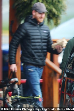 Harry at a local market on  Vancouver Island yesterday