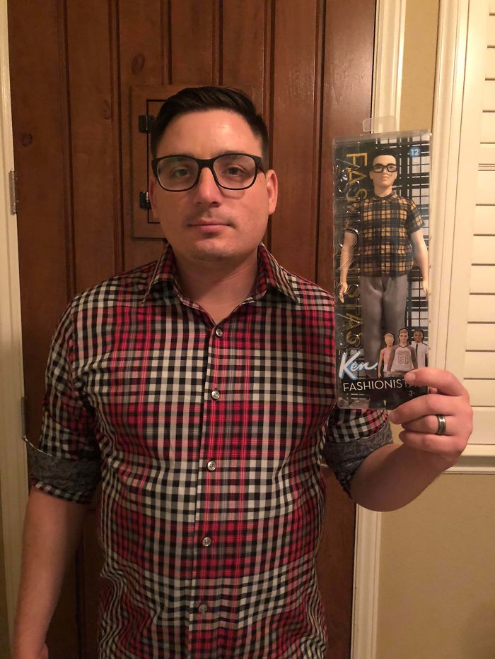 My Husband Ken Found A Mini Plastic Version Of Himself At Homegoods My Husband Ken Found A Mini Plastic Version Of Himself At Homegoods