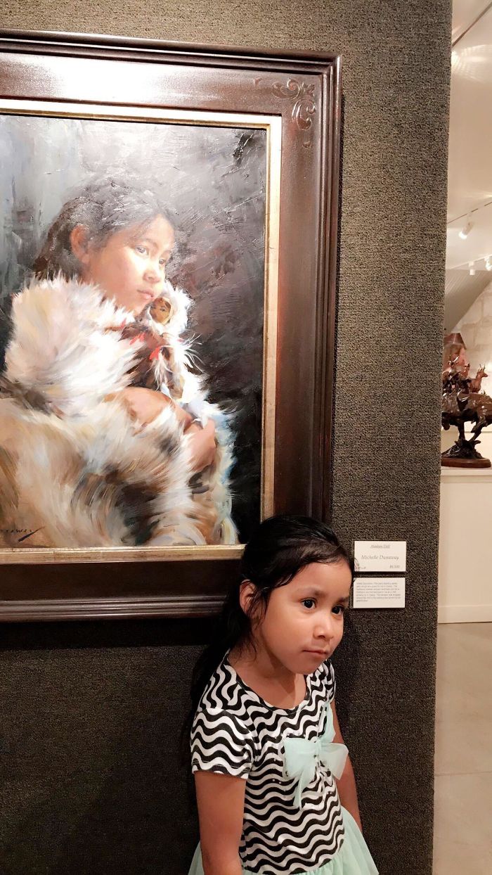 My Daughter And This Painting My Daughter And This Painting