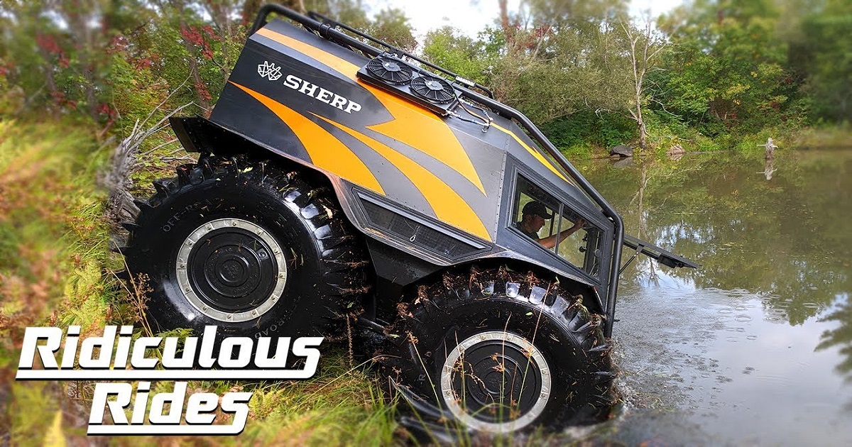 The $100K Sherp ATV Is The Toughest Vehicle On Land Or Water - Small Joys