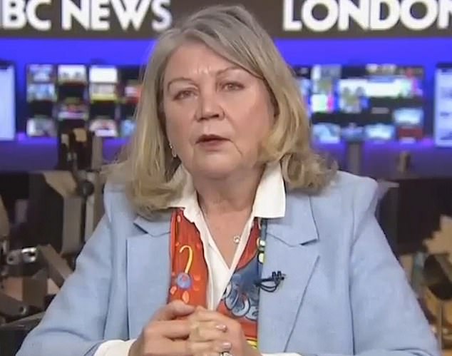 The comment from the journalist (pictured) - who has worked for The Telegraph and Vanity Fair - came as she was discussing how the Duchess of Sussex has been 